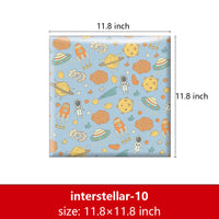 Bedside decorative soft package background wall soft package stickers self-adhesive bedroom anti-collision robot backrest custom astronaut wall enclosure