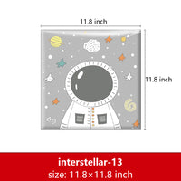 Bedside decorative soft package background wall soft package stickers self-adhesive bedroom anti-collision robot backrest custom astronaut wall enclosure