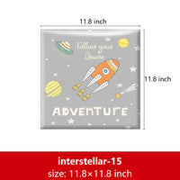 Bedside decorative soft package background wall soft package stickers self-adhesive bedroom anti-collision robot backrest custom astronaut wall enclosure