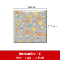 Bedside decorative soft package background wall soft package stickers self-adhesive bedroom anti-collision robot backrest custom astronaut wall enclosure
