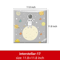 Bedside decorative soft package background wall soft package stickers self-adhesive bedroom anti-collision robot backrest custom astronaut wall enclosure