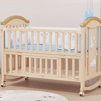 Pure Era Baby Crib Sets with Changing Table Infant Portable Crib