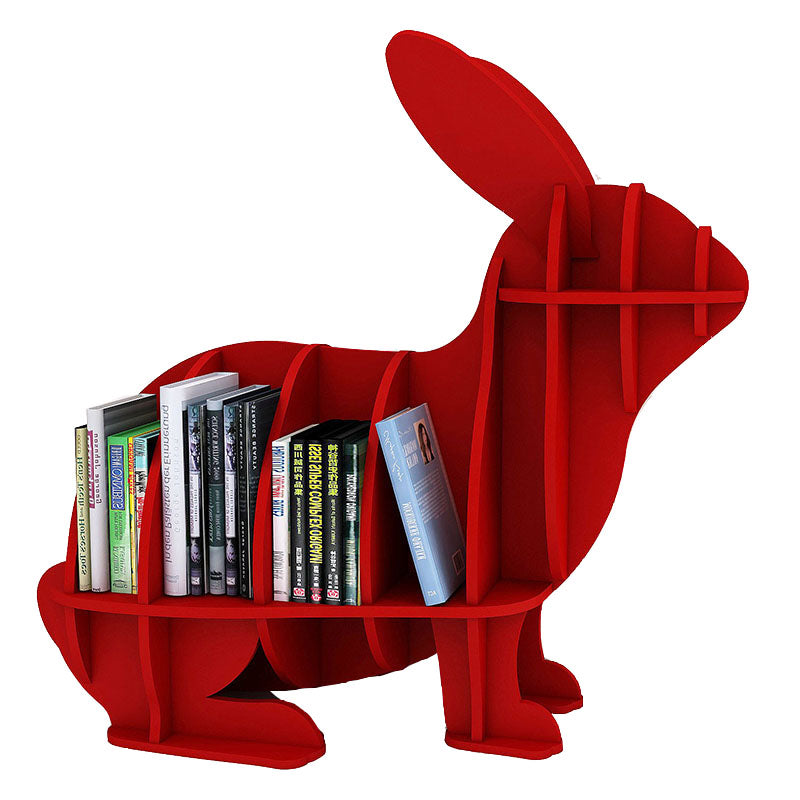 Kids Creative Rabbits Bookshelf Locker Wooden