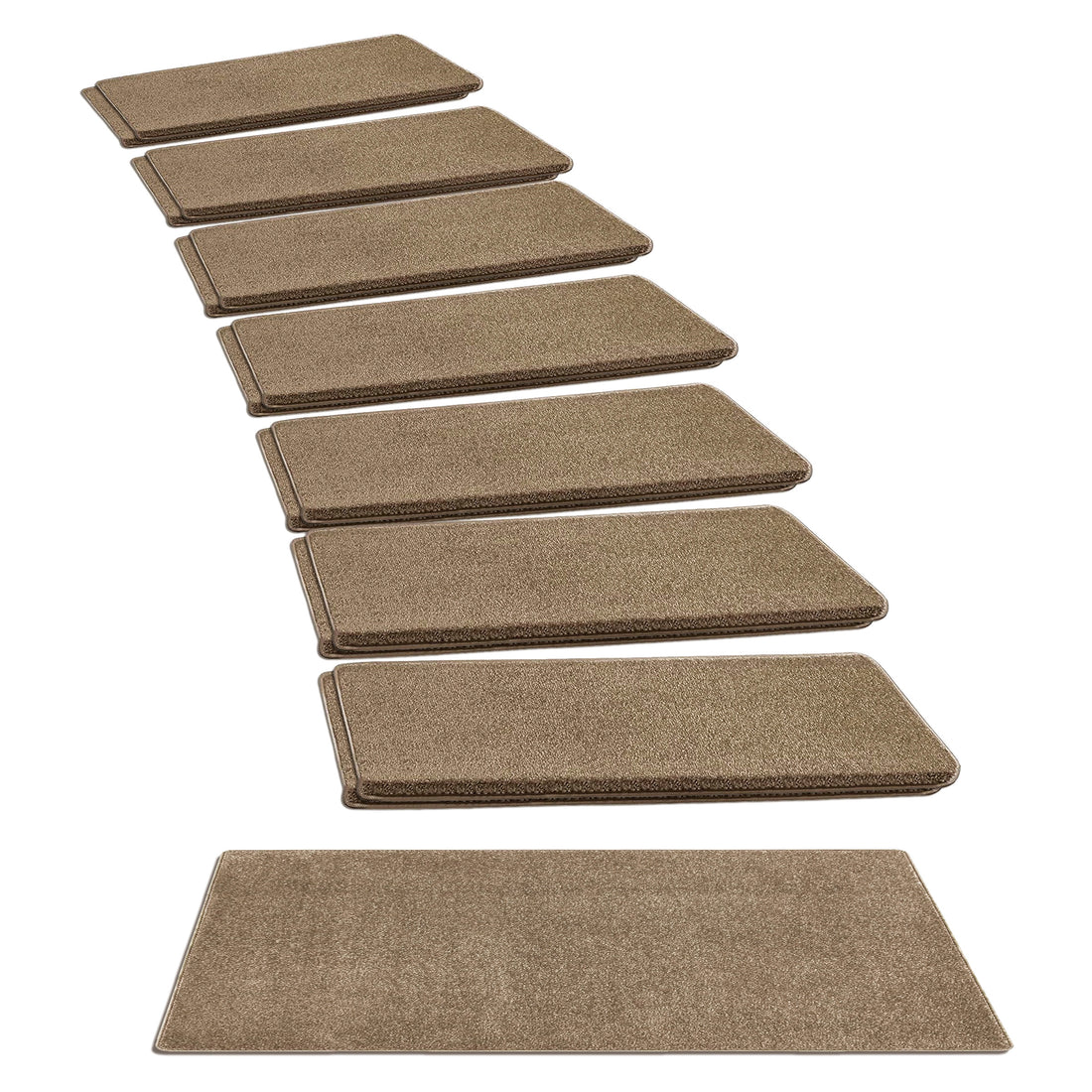 Bullnose Carpet Stair Treads (Set of 14,7,2,14+1)