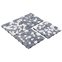 Pure Era  - 12''x 12'' Interlocking Stone Deck Tiles Patio Tiles