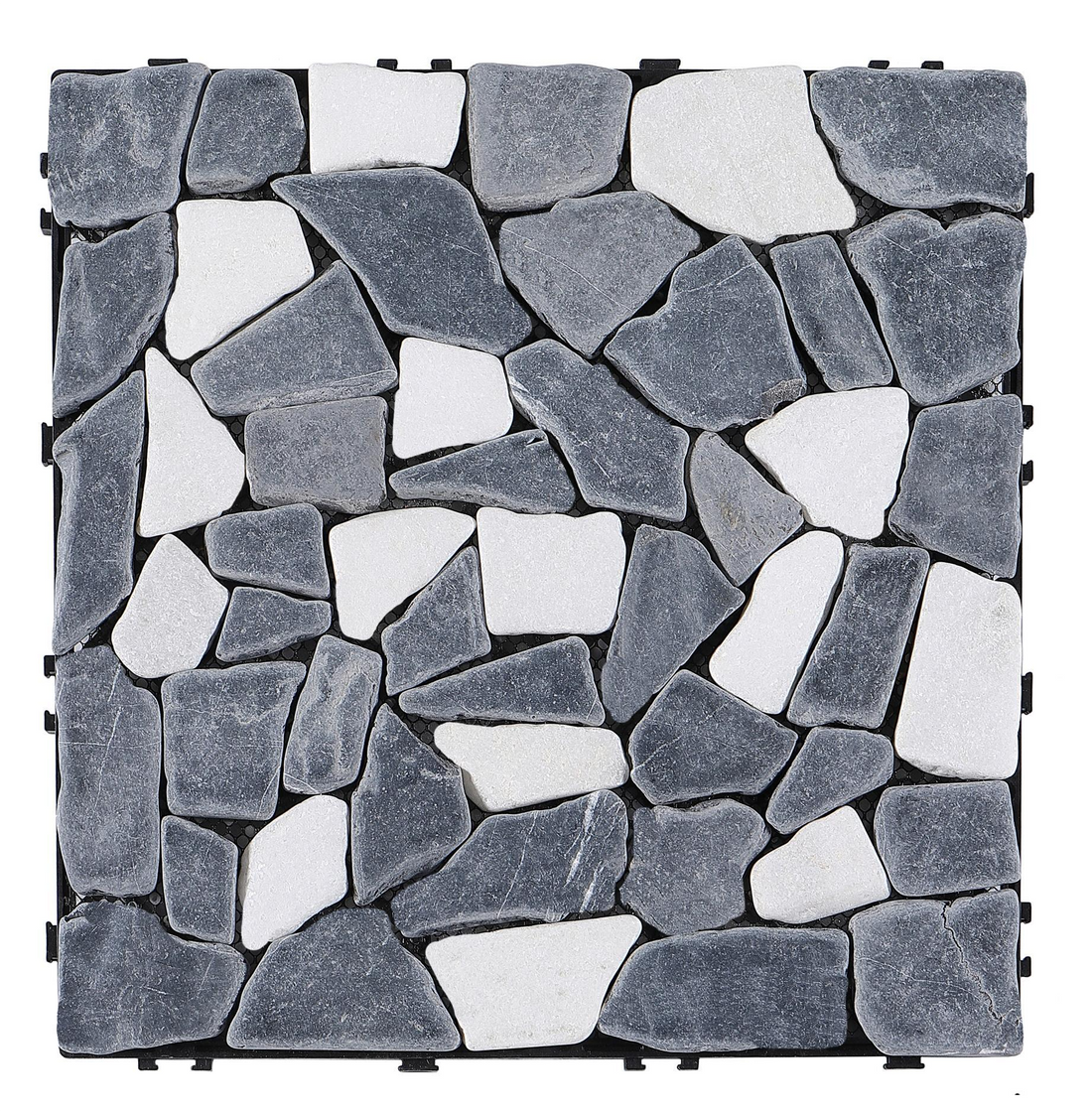 Pure Era  - 12''x 12'' Interlocking Stone Deck Tiles Patio Tiles
