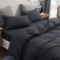 100% T-shirt Cotton Jersey Duvet Cover Set - Pure Era