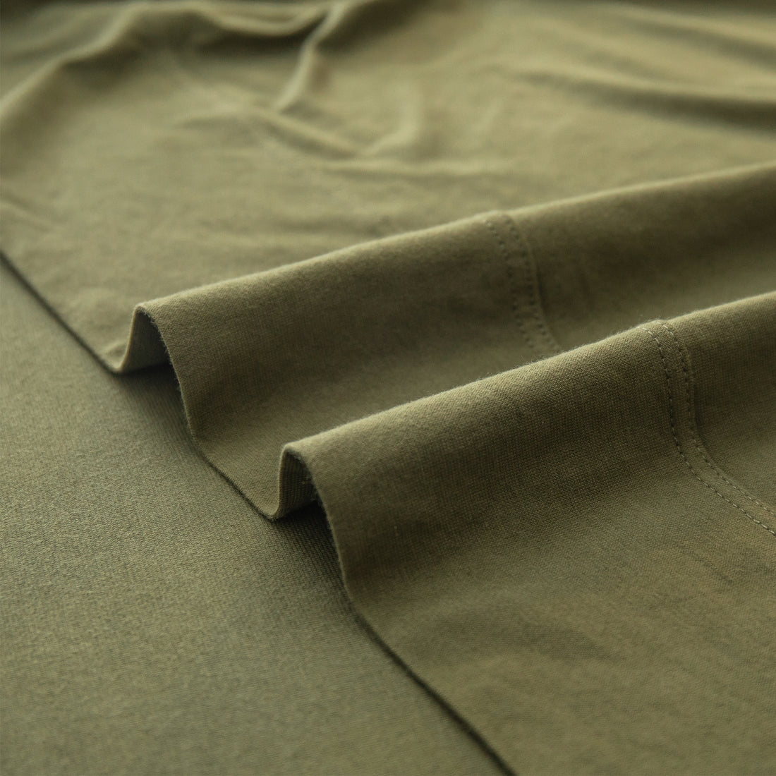 PURE ERA - Jersey Knit Flat Sheet Top Sheet - 100% T-shirt Cotton