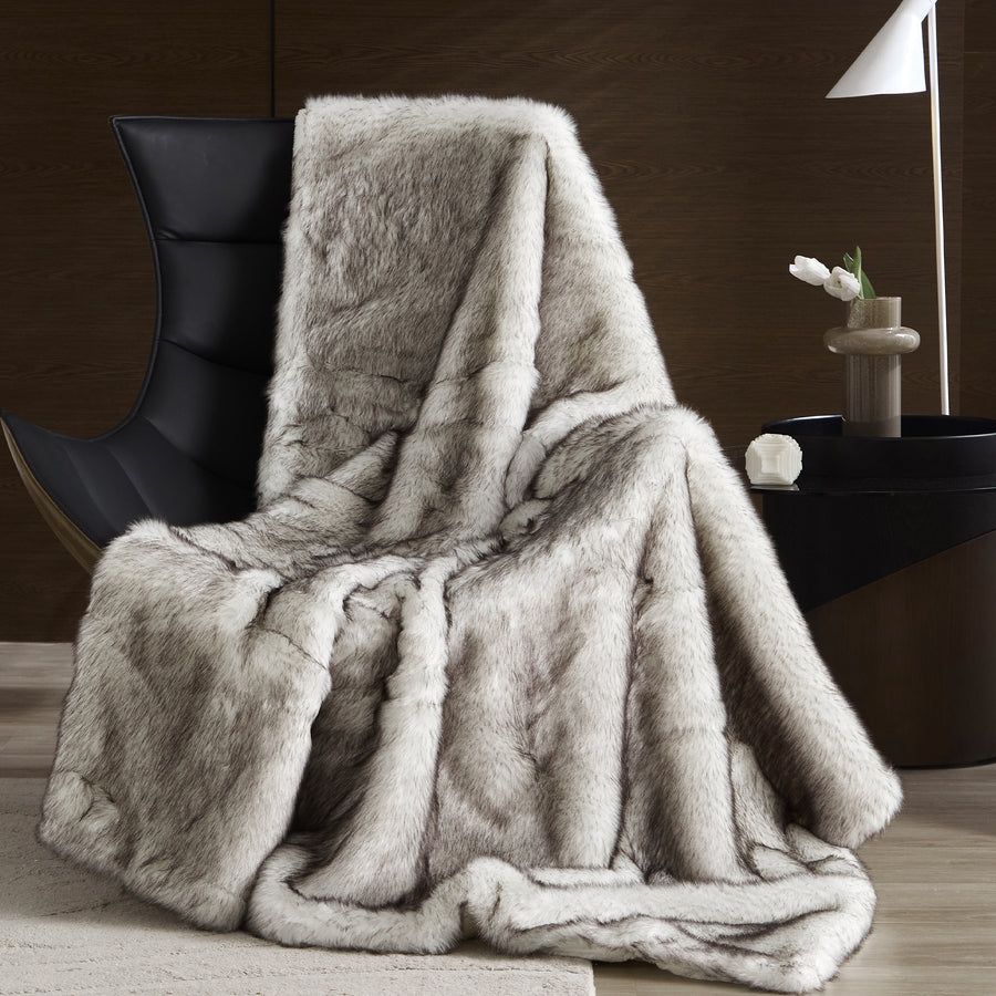 Faux Fur Throw Blanket | Faux Fox Fur