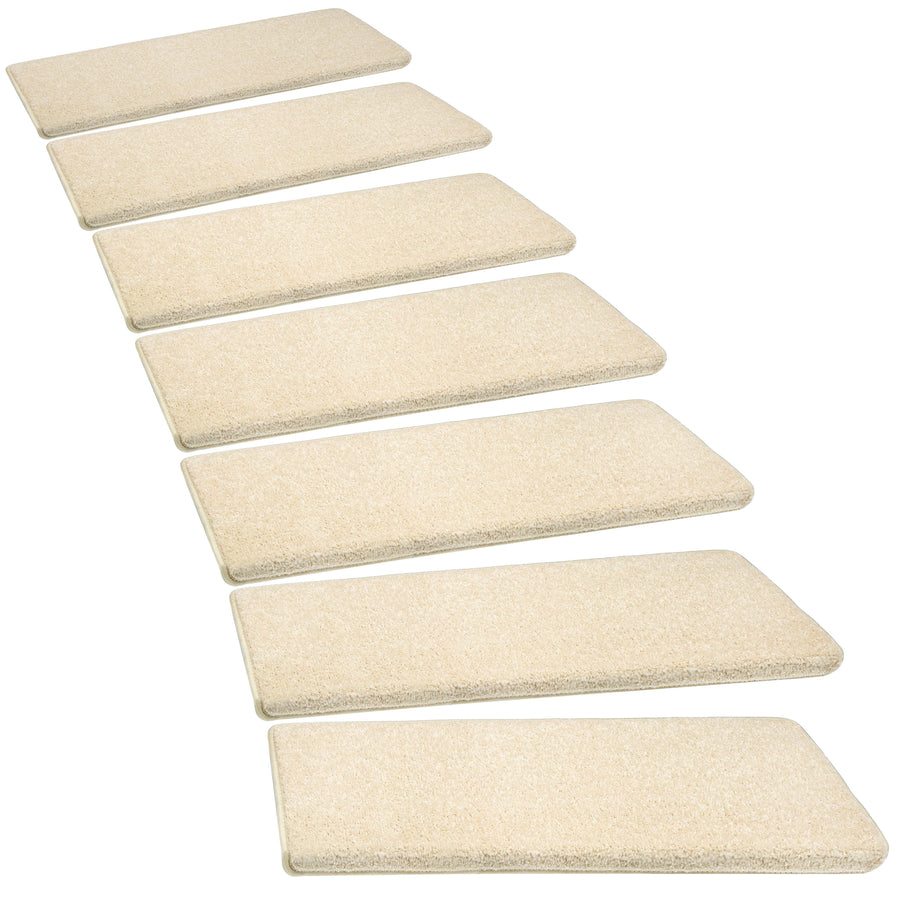 Pure Era - Non-slip Tape Free Bullnose Carpet Stair Treads Pet Friendly Peel and stick 