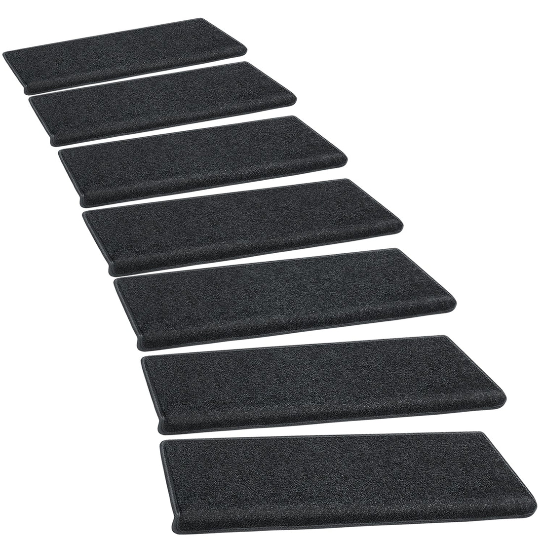 Pure Era - Non-slip Tape Free Bullnose Carpet Stair Treads Pet Friendly Peel and stick