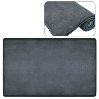 Bullnose Carpet Stair Treads - Dark Gray; Ultra Plush Soft