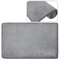 Bullnose Carpet Stair Treads - Light Grey; Ultra Plush Soft