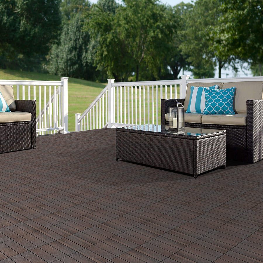 Pure Era - Composite Interlocking Deck Tile, patio tiles, outdoor decking flooring, pool decking