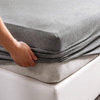 Pure Era - T-shirt Cotton Jersey Knit Bed Fitted Sheet