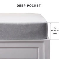 Jersey Fitted Bottom Sheet - Gray