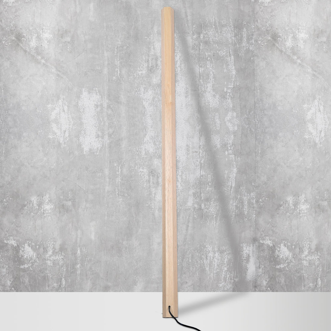 LED Floor Lamp - Solid Oak Wood