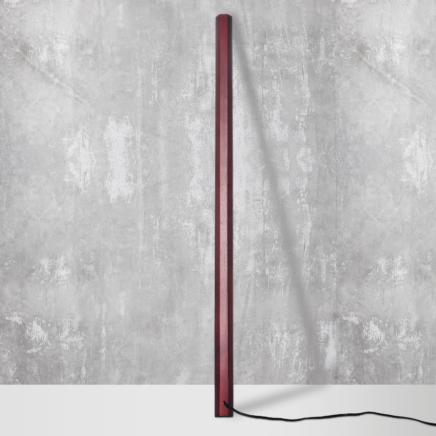 LED Floor Lamp - Solid Oak Wood