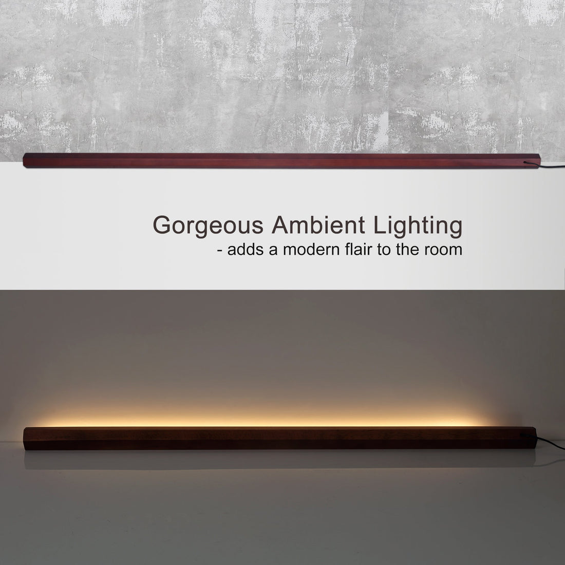 LED Floor Lamp - Solid Oak Wood