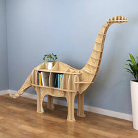 Kids Creative Dinosaur Bookshelf Locker Wooden