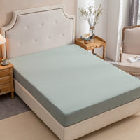 Jersey Fitted Bottom Sheet - Sage Green