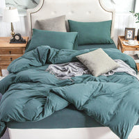 T-shirt Cotton Jersey Knit Duvet Cover Set