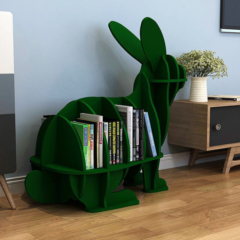 Kids Creative Rabbits Bookshelf Locker Wooden