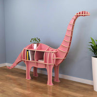 Kids Creative Dinosaur Bookshelf Locker Wooden